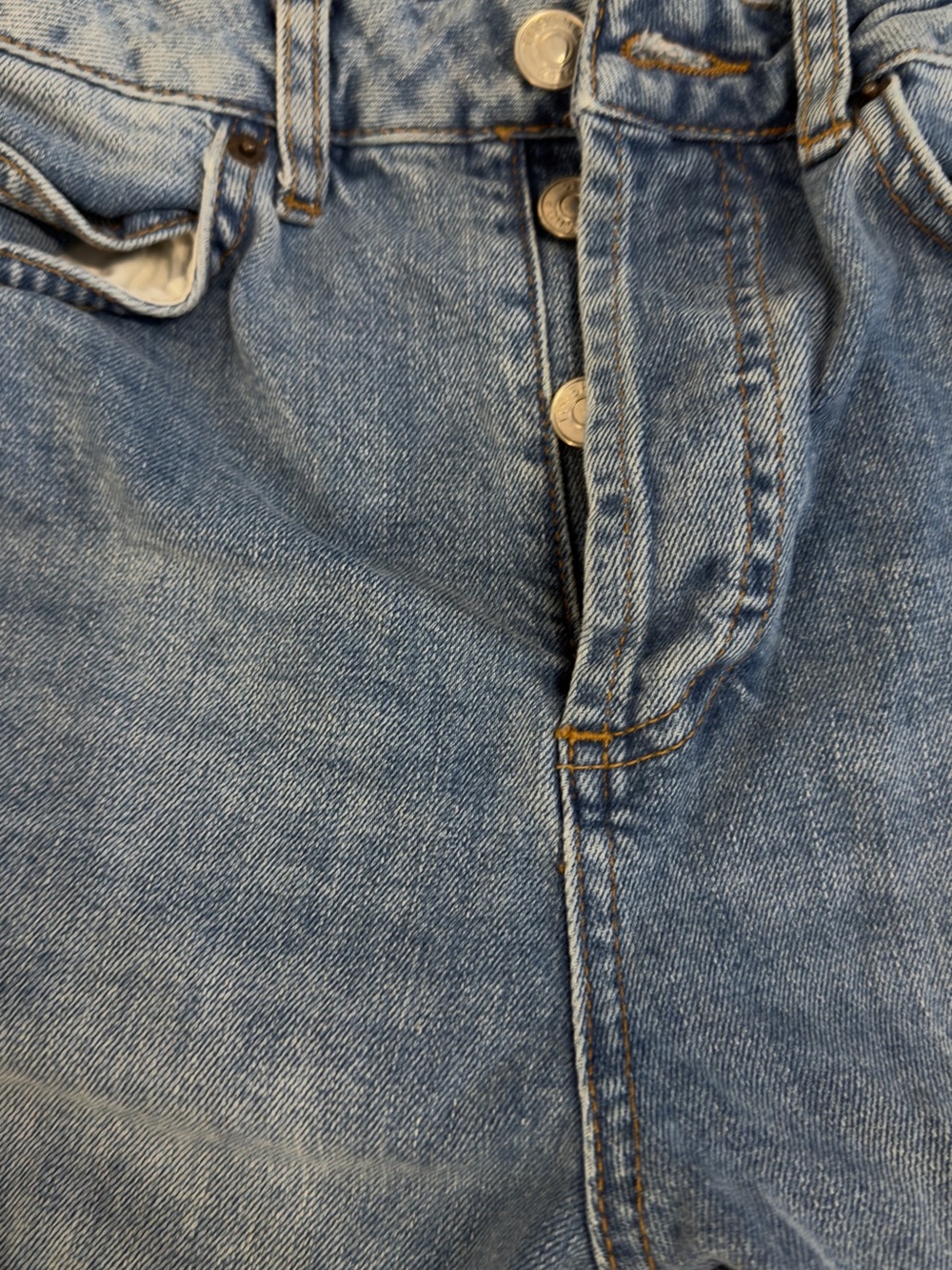 Topshop High Waisted Skinny Jeans W26 Light Wash